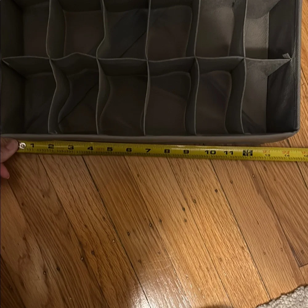 Gray Fabric Storage Organizer Set